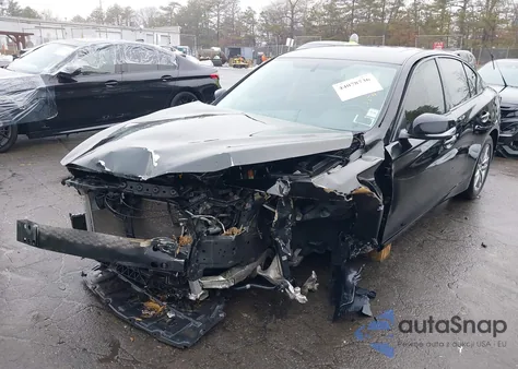 2015 Infiniti Q50 Premium из США, поврежденный, VIN JN1BV7AP7FM344024